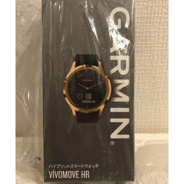 GARMIN vivomoveHR Gold Black Leather