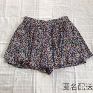 エヘカソポ(ehka sopo)のehka sopo 花柄 キュロット ショートパンツ(キュロット)