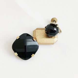 Vintage ＊ black earring set(イヤリング)