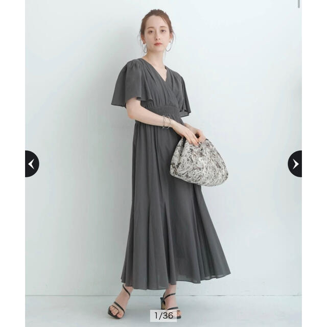 新品未使用 arpege story バリエーションカシュクールワンピース