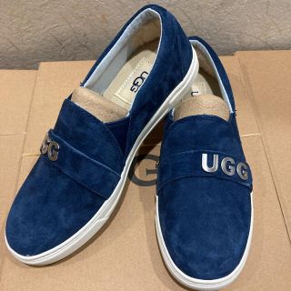 アグ(UGG)の断捨離◆新品◆UGG スリッポン スニーカー 紺 22 UK3(スリッポン/モカシン)