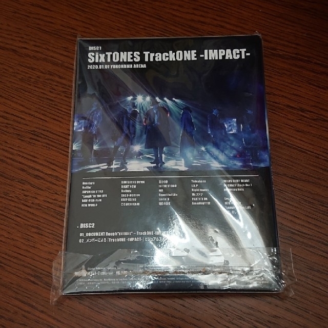 SixTONES TrackONE IMPACT 初回盤 ブルーレイ