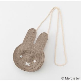 プティマイン(petit main)のプティマイン　miffy  雑材ミニポシェット　茶(ポシェット)