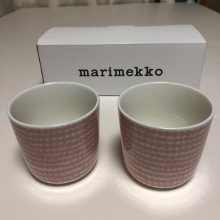 マリメッコ(marimekko)の【naru様専用】マリメッコ 水洗い未使用品　ラテマグ (グラス/カップ)