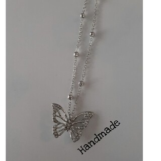 necklace ❤︎ butterfly Rhinestone(ネックレス)