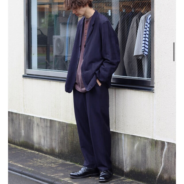 comoli セットアップ 21ss ネイビー