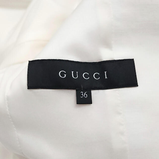 Gucci(グッチ)のseka様専用　GUCCI グッチ ジャケット ホワイト レディース レディースのジャケット/アウター(テーラードジャケット)の商品写真