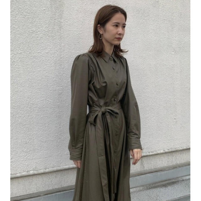 moussy(マウジー)のmoussy LEATHER SHIRT DRESS レザーワンピース レディースのワンピース(ロングワンピース/マキシワンピース)の商品写真