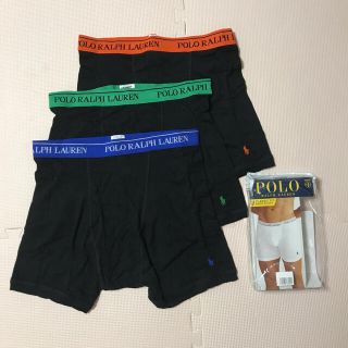 ポロラルフローレン(POLO RALPH LAUREN)のL ボクサーパンツ　ボクサーブリーフ　ラルフローレン　メンズ　綿　黒(ボクサーパンツ)