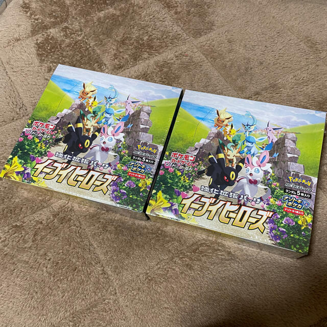 ポケモンカード イーブイヒーローズ box シュリンク 未開封 ポケモンカード イーブイヒーローズ box シュリンク 未開封