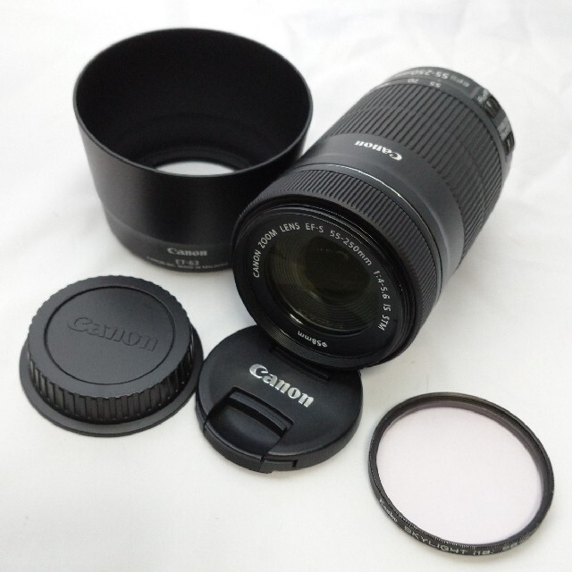 最終値引き ✨極上美品✨Canon EF-S55-250mm F4-5.6 IS STM スマホ