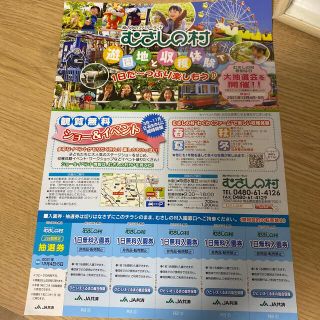 むさしの村無料入園チケット(遊園地/テーマパーク)