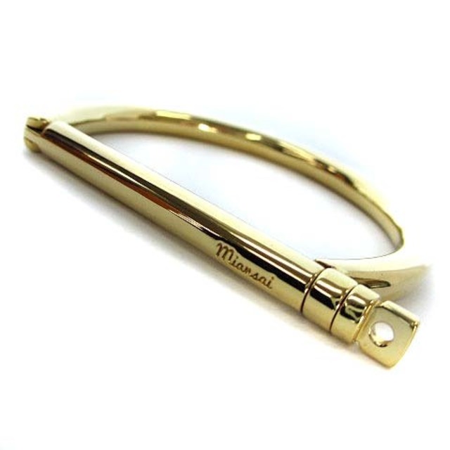 ミアンサイ バングル ブレスレット 金メッキ ゴールド 真鍮 ブラス製 ミアンサイ バングル ブレスレット 金メッキ ゴールド 真鍮 ブラス製