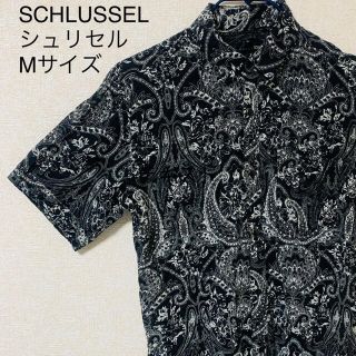 シュリセル(SCHLUSSEL)のシュリセル(SCHLUSSEL) 　柄シャツ　ペイズリー柄　シワ加工　Mサイズ(シャツ)