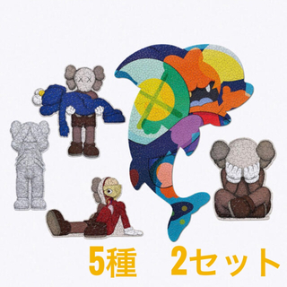 KAWS TOKYO FIRST パズル 5種類 2セット(キャラクターグッズ)