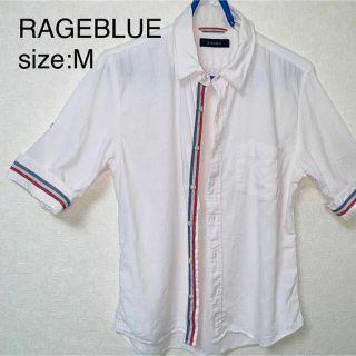 レイジブルー(RAGEBLUE)のレイジブルー(RAGEBLUE) 　5分丈シャツ　Mサイズ　ピンク(シャツ)