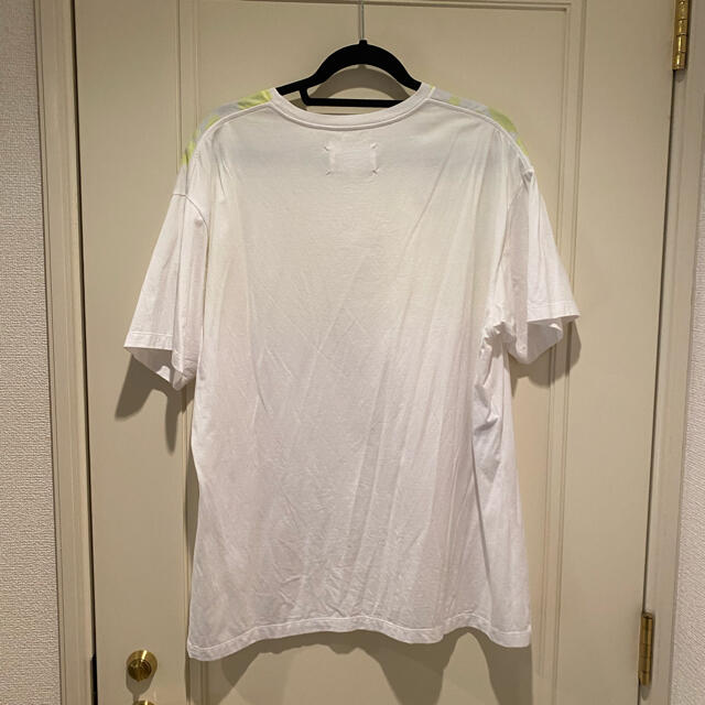 Maison Margiela エイズ Tシャツ ホワイト×イエローマルジェラ