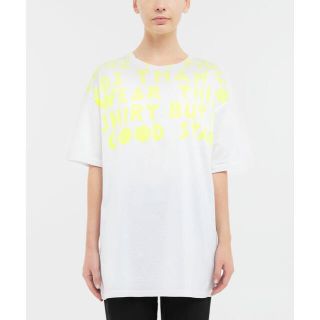 Maison Margiela エイズ Tシャツ ホワイト×イエローマルジェラ