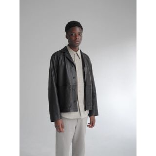 コモリ(COMOLI)の21aw AURALEE GOAT LEATHER JACKET(レザージャケット)