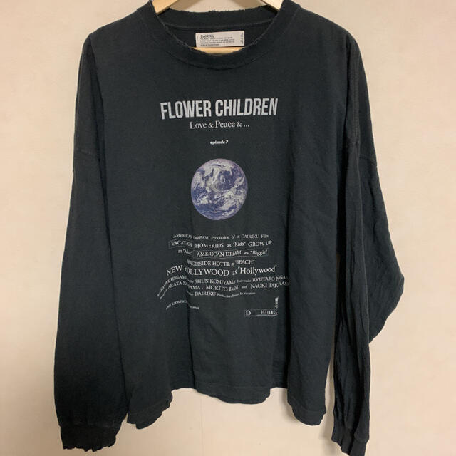 DAIRIKU　 FLOWER CHILDREN　カットソー約69センチです