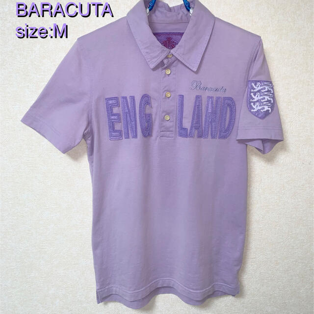 BARACUTA(バラクータ)のバラクータ(BARACUTA)　ポロシャツ　Mサイズ　紫 メンズのトップス(ポロシャツ)の商品写真