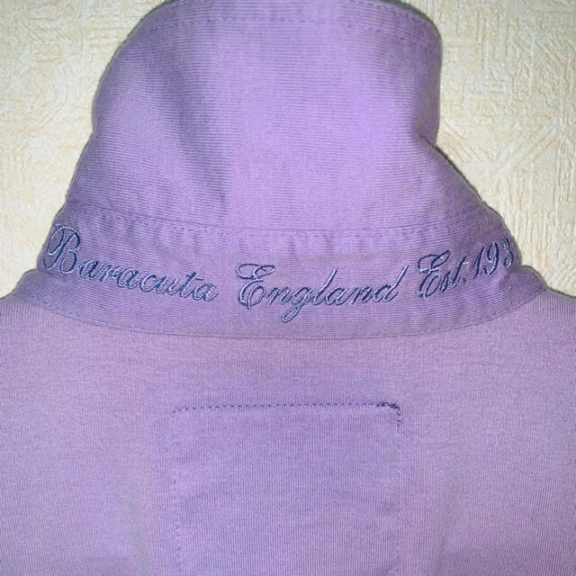 BARACUTA(バラクータ)のバラクータ(BARACUTA)　ポロシャツ　Mサイズ　紫 メンズのトップス(ポロシャツ)の商品写真