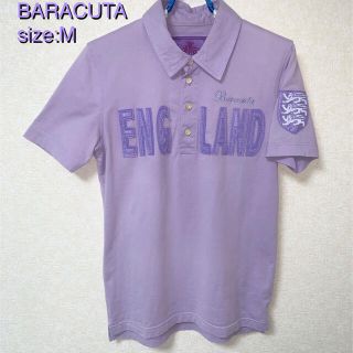 バラクータ(BARACUTA)のバラクータ(BARACUTA)　ポロシャツ　Mサイズ　紫(ポロシャツ)