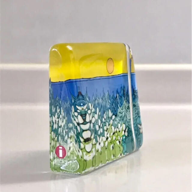 iittala(イッタラ)のiittala ヘルヤ ガラスカード(小) "Lämpö Auringon" インテリア/住まい/日用品のインテリア小物(置物)の商品写真