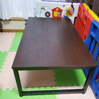 サンワサプライ パソコンデスク ロータイプ 100cm×60cm 耐荷重30kg(オフィス/パソコンデスク)