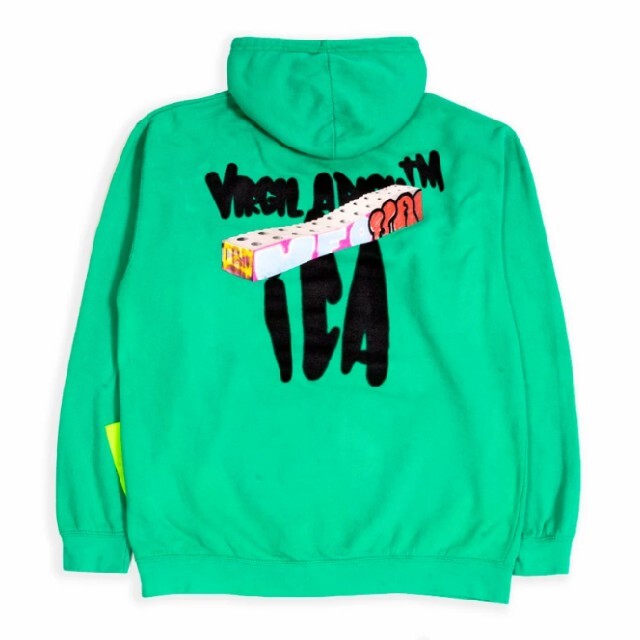 Virgil Abloh ICA Graffiti Hoodie | Green 1