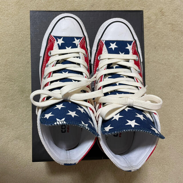 限定 CONVERSE☆星条旗ハイカットスニーカー