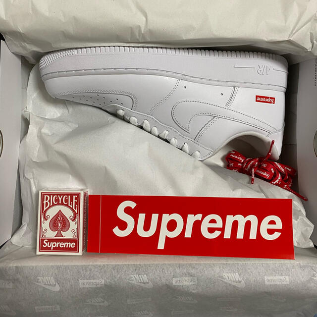 Supreme Nike Air Force 1 Low White 27.5