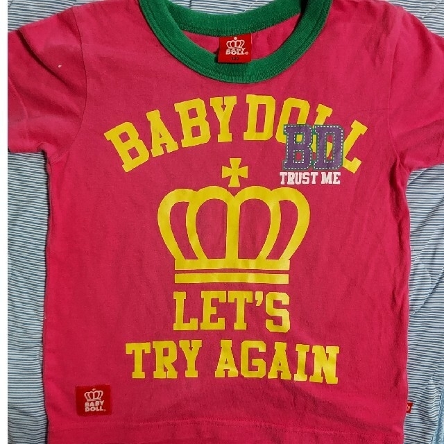 BABYDOLL(ベビードール)のベビードールTシャツ ２枚セット キッズ/ベビー/マタニティのキッズ服男の子用(90cm~)(Tシャツ/カットソー)の商品写真