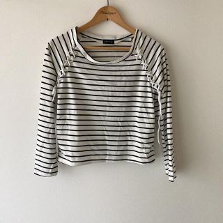 スピーガ(SPIGA)の新品 SPIGA スピンドルりぼん ボーダー カットソー Tシャツ(Tシャツ/カットソー(七分/長袖))