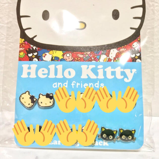 サンリオ(サンリオ)のハローキティ🐱チョコキャット🎀ピアス【バラ売り】 レディースのアクセサリー(ピアス)の商品写真