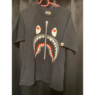 アベイシングエイプ(A BATHING APE)のbape shark tee Black(Tシャツ/カットソー(半袖/袖なし))