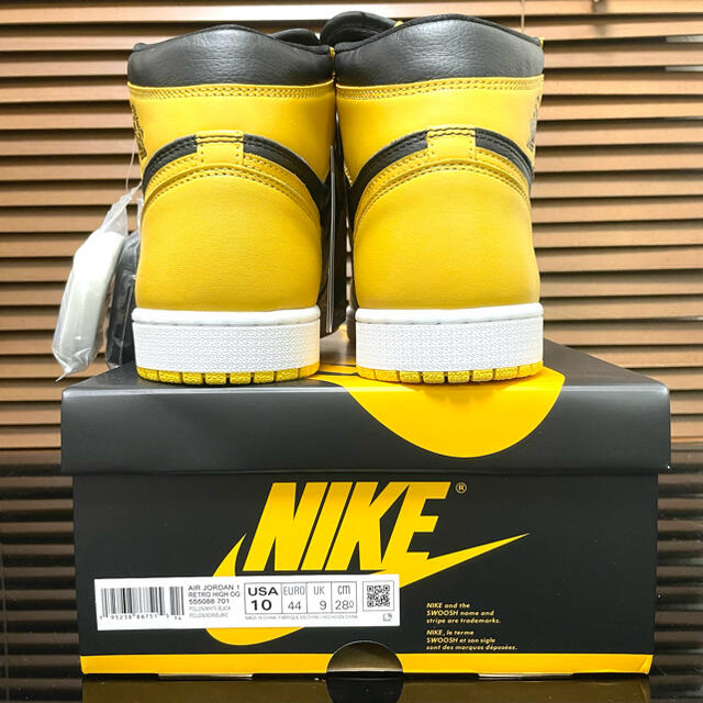 NIKE(ナイキ)の新作NIKE AIRエアジョーダン1 RETRO HIGH OG POLLEN メンズの靴/シューズ(スニーカー)の商品写真