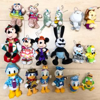 ディズニー(Disney)の【再値下げ！】ディズニーシーランド ストア ぬいば14＋ぬいスト4の18個セット(キャラクターグッズ)