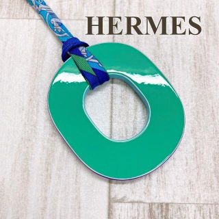 エルメス(Hermes)のエルメス ネックレス ペンダント イスム ピグマン グリーン パープル(ネックレス)