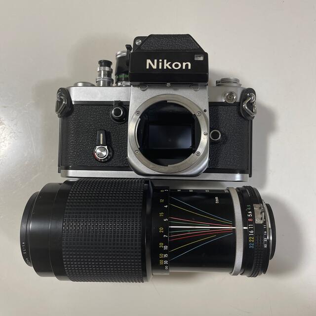 Nikon(ニコン)のニコン Nikon F2 フォトミックA シルバー 743万台　80-200mm スマホ/家電/カメラのカメラ(フィルムカメラ)の商品写真