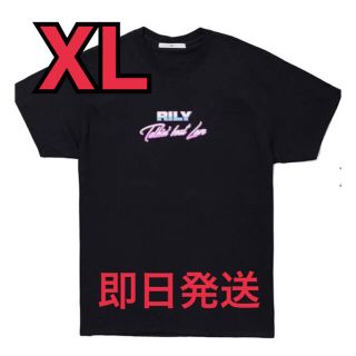 サンダイメジェイソウルブラザーズ(三代目 J Soul Brothers)の【Rily】ロゴTシャツ ブラック XLサイズ 【今市隆二】(Tシャツ/カットソー(半袖/袖なし))