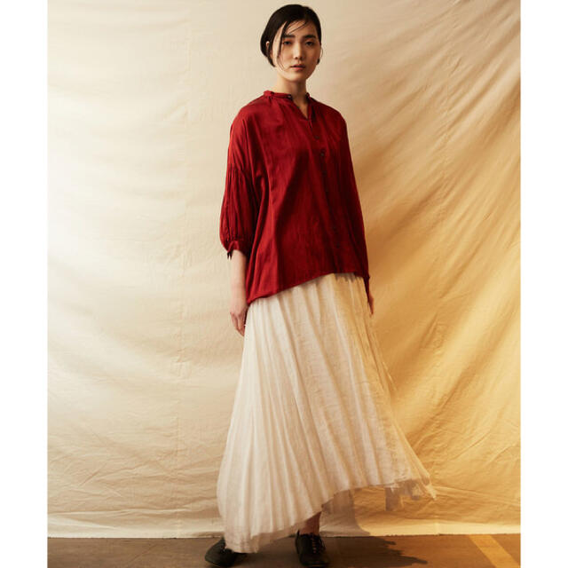 suzuki takayuki 19SS long skirt white - ロングスカート