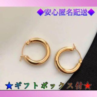 フープピアス 14K ゴールド(ピアス)