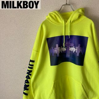 ミルクボーイ(MILKBOY)の【MILKBOY】CEMETRY パーカー ネオングリーン(パーカー)