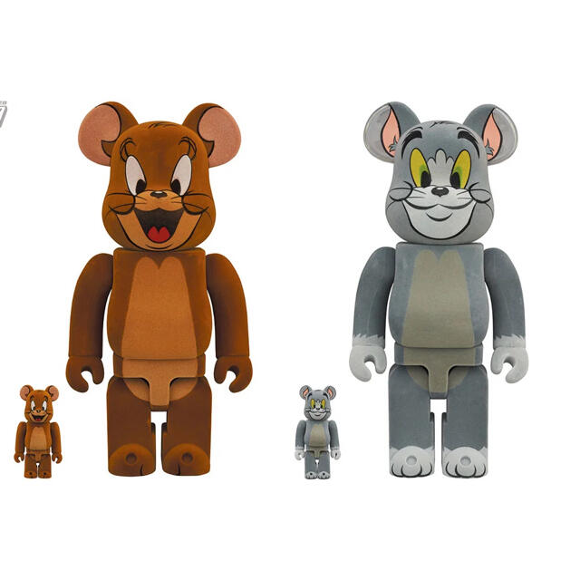 BE@RBRICK TOM AND JERRY フロッキーVer100％&400