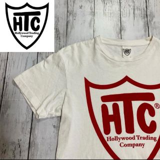 ハリウッドトレーディングカンパニー(HTC)の【HTC】エイチティーシー ロゴプリント 半袖Tシャツ イタリア製(Tシャツ/カットソー(半袖/袖なし))