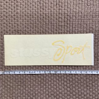 ステューシー(STUSSY)のステューシー　カッティングステッカー（白、黄）(その他)