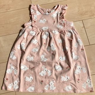 エイチアンドエム(H&M)の【新品】ワンピース　チュニック  85 女の子　H&M(ワンピース)