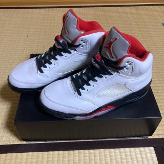 ナイキ(NIKE)のNIKE AIR JORDAN 5 RETRO "FIRE RED"(スニーカー)