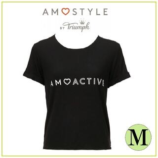 アモスタイル(AMO'S STYLE)のAMO's STYLE　アモスタイル　ロゴTシャツ/速乾性　Mサイズ(Tシャツ(半袖/袖なし))